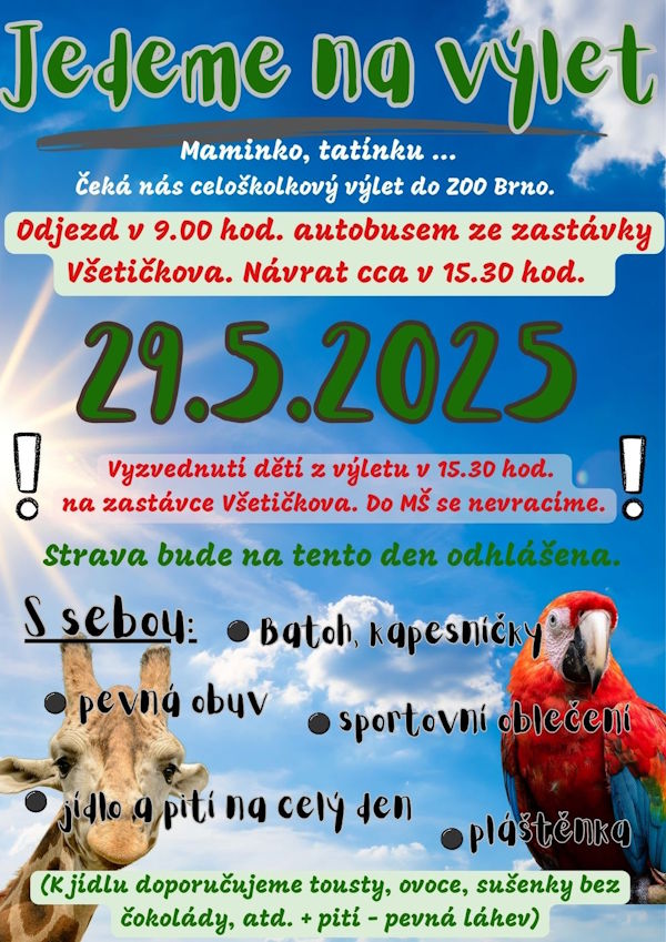 Jedeme na výlet