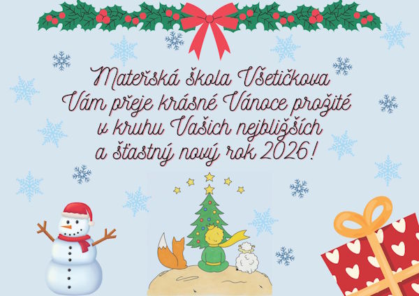 Vánoční přání od MŠ