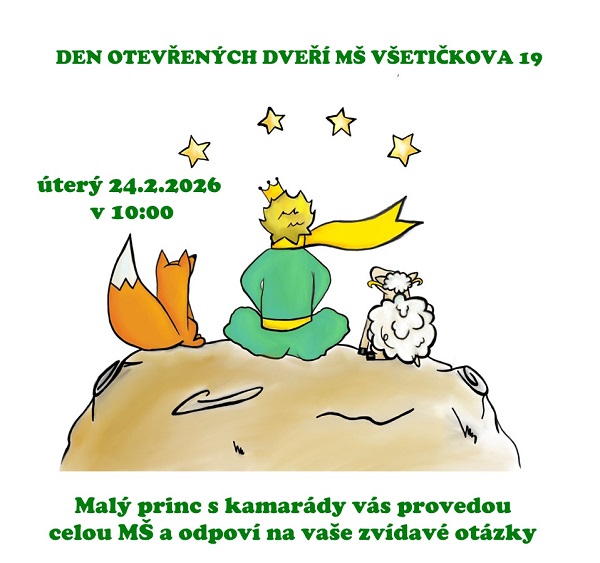 Leták k zápisu do MŠ